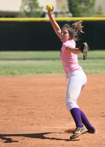 Durango’s Dallas Boyce delivers a pitch against Desert Oasis on Saturday. Boyce tossed ...