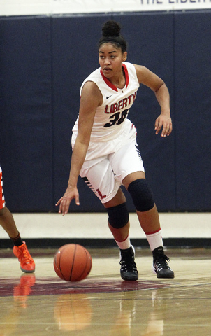 Liberty’s Paris Strawther, a first-team all-state selection as a junior last season, m ...