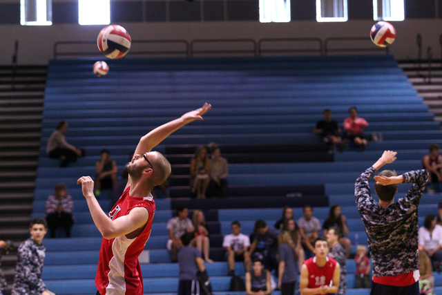 Coronado senior Michael Tatalovich, a cancer survivor, warms up before the team takes on Foo ...