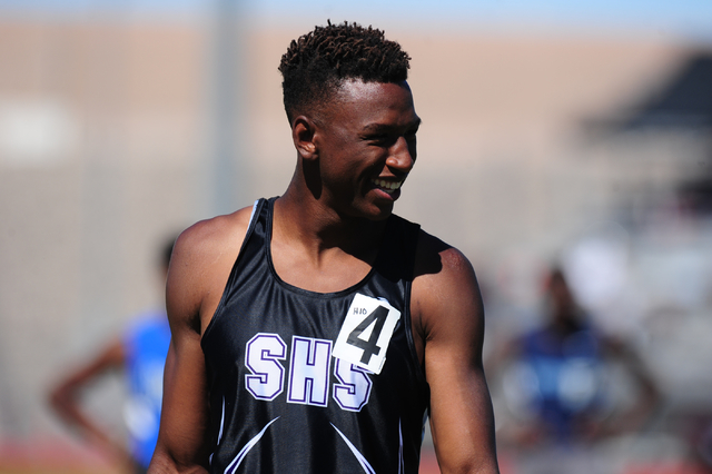 Silverado runner Zakee Washington is seen before racing to a winning time of 48.64 seconds i ...