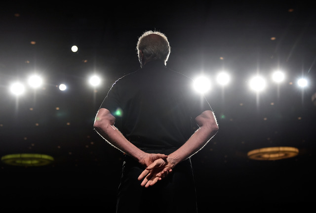 Retired NBA player Bill Walton speaks during the Best of Nevada Preps awards banquet at the ...