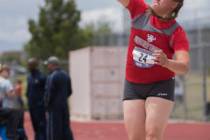 Reina Martin won the Sunset Region title and finished fourth in the state in the shot put la ...