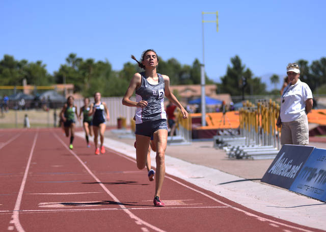 Skyler Free ran in both the 1,600-meter and 3,200-meter runs in the 2016 Division I state me ...