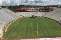 Doak Campbell Stadium is seen under construction on the campus of Florida State University o ...