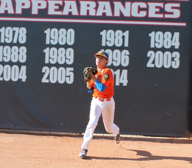 Las Vegas Knights center fielder Braxton Wehrle went 2-for-5 with a run scored, and had two ...