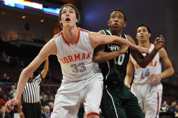 Bishop Gorman rising junior Stephen Zimmerman, left, is ranked as the nation’s top pro ...