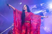 Kacey Musgraves performs at the Bonnaroo Music and Arts Festival on Saturday, June 15, 2019, in ...