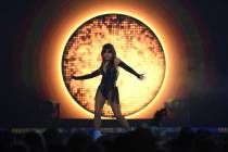 Paula Abdul performs a medley at the Billboard Music Awards on Wednesday, May 1, 2019, at the M ...