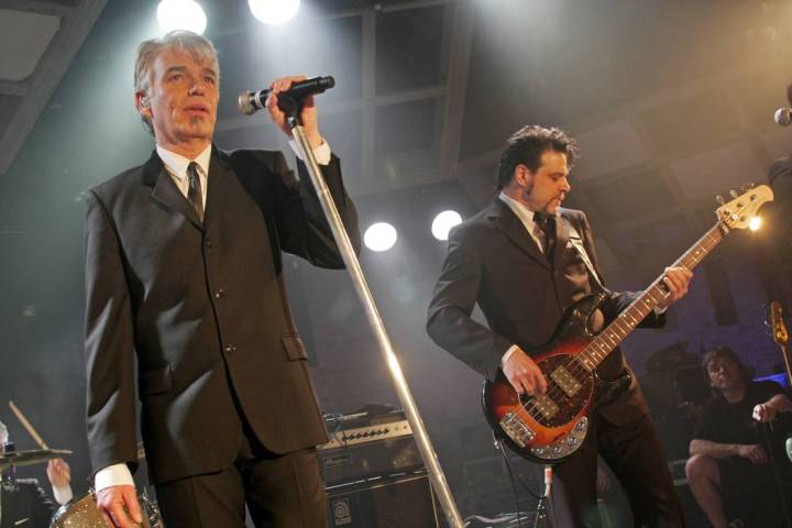 Actor and musician Billy Bob Thornton performs with his band the Boxmasters at the SXSW Music F ...