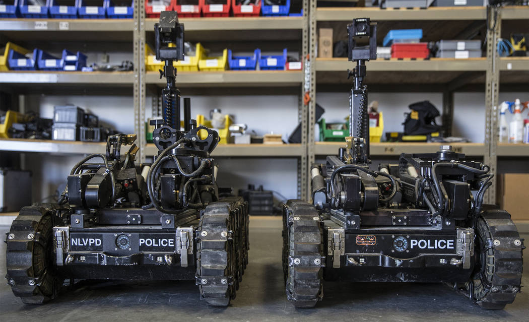 ICOR MK3 tactical robots at the Metropolitan Police Department's All-Hazard Regional Multi-agen ...