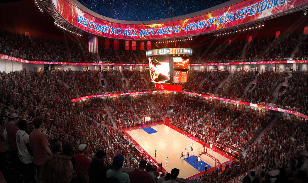 Ex-NBA player Jackie Robinson has laid out plans to build an arena on the Las Vegas Strip, a re ...