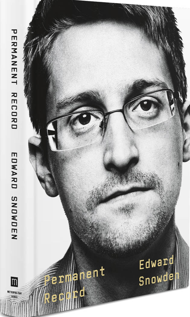 This image provided by Metropolitan Books shows the cover of Edward Snowden's “Permane ...