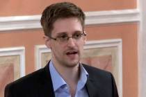 An Oct. 11, 2013, file image made from video and released by WikiLeaks, shows former National S ...
