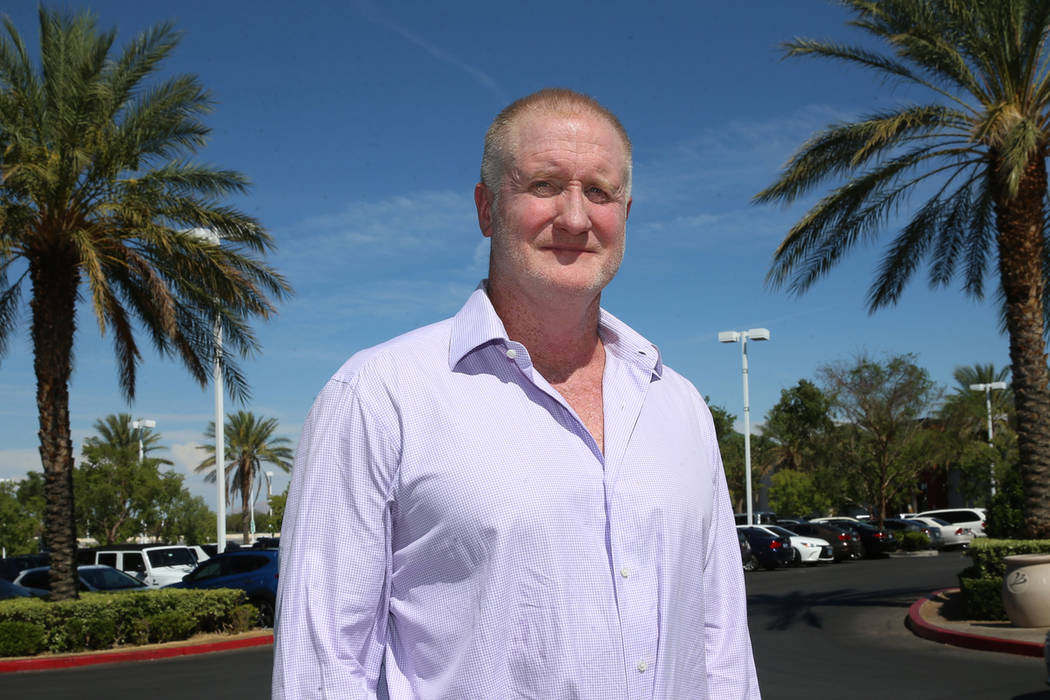 Businessman Mike Lathigee in Las Vegas, Friday, Aug. 2, 2019. (Erik Verduzco / Las Vegas Review ...