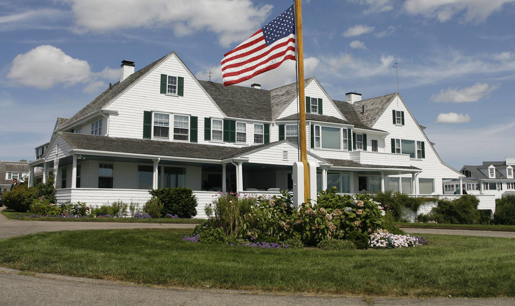 FILE - This Aug. 27, 2009 file photo shows the main home in the Kennedy family compound in Hyan ...