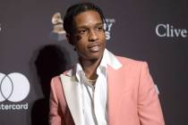 This Feb. 9, 2019 file photo shows A$AP Rocky at Pre-Grammy Gala And Salute To Industry Icons i ...