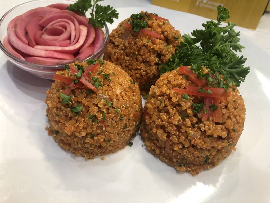 Quinoa eech at Bok Bok Chicken (Al Mancini Las Vegas Review-Journal)