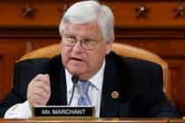 In a May 17, 2013, file photo, Rep. Kenny Marchant, R-Texas speaks on Capitol Hill in Washingto ...