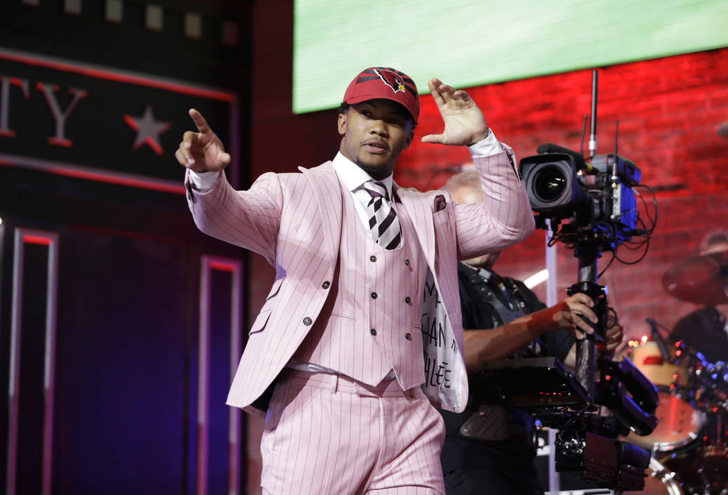 Arizona head coach gets to tutor Kyler Murray after the Cardinals selected the Oklahoma Sooner ...