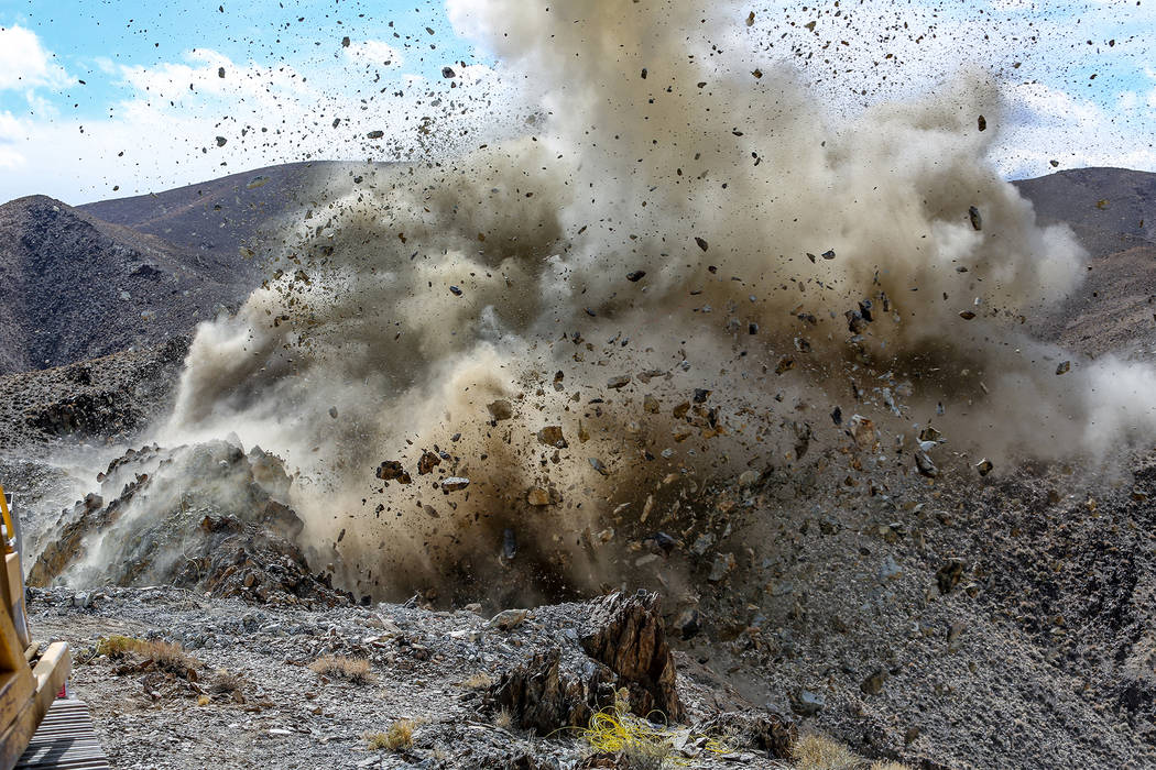 Using explosives to blast open hillsides is a tricky, nuanced endeavor. (INSP)