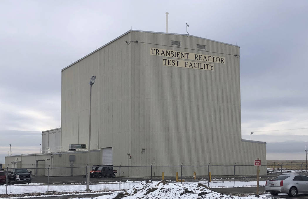 This Nov. 29, 2018 photo shows the exterior of the Transient Reactor Test Facility at Idaho Nat ...