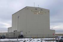 This Nov. 29, 2018 photo shows the exterior of the Transient Reactor Test Facility at Idaho Nat ...