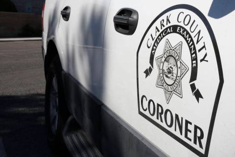 Clark County coroner's office (Bizuayehu Tesfaye/Las Vegas Review-Journal @bizutesfaye)