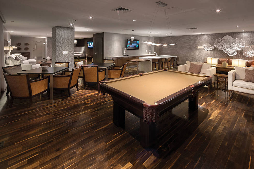 One Las Vegas features a game room. (One Las Vegas)