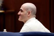 Michael Gargiulo smiles during a court appearance Tuesday, Aug. 6, 2019, in Los Angeles. Closin ...