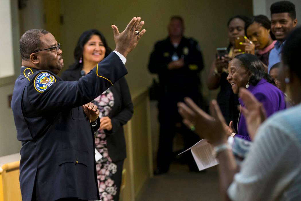 Henderson Chief Thedrick Andres takes ceremonial oath of office ...