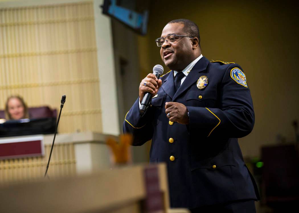 Henderson Chief Thedrick Andres takes ceremonial oath of office ...