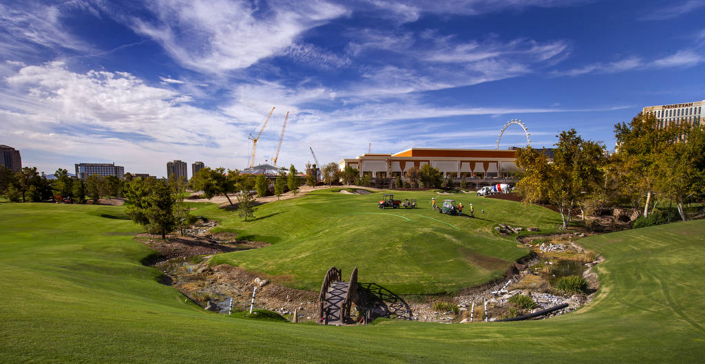Wynn Golf Club is pictured on Tuesday, July 30, 2019, in Las Vegas. The newly designed 18-hole ...