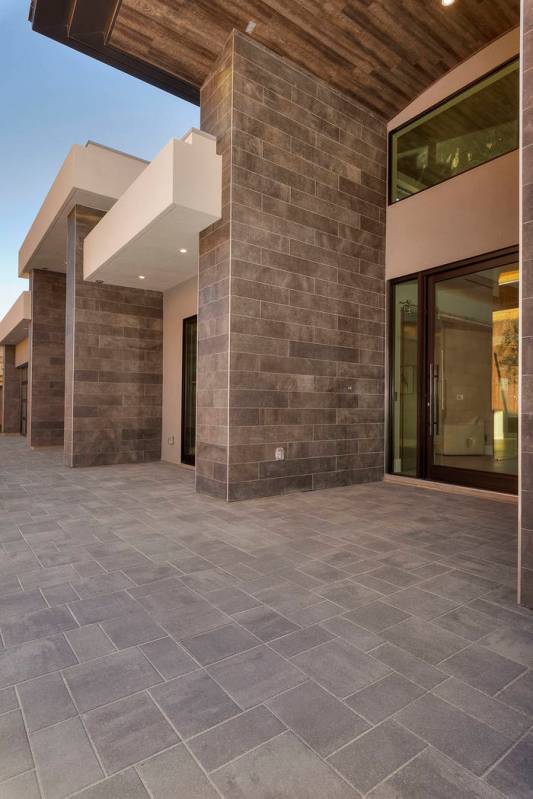 The home's entrance. (Synergy|Sotheby’s International Realty)