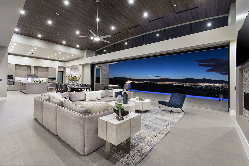 The Richard Luke Collection in MacDonald Highlands has sweeping views of the Las Vegas Strip (S ...