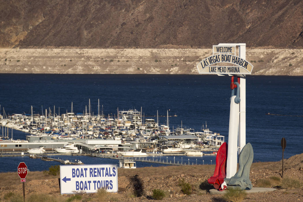 A teenager died Saturday in a boating accident at the Lake Mead National Recreation Area, pictu ...