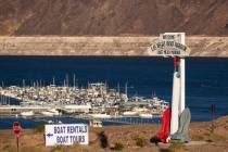 A teenager died Saturday in a boating accident at the Lake Mead National Recreation Area, pictu ...