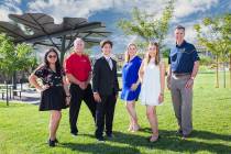 Joining executives of The Howard Hughes Corp. are 2019 Summerlin Children’s Forum scholarship ...
