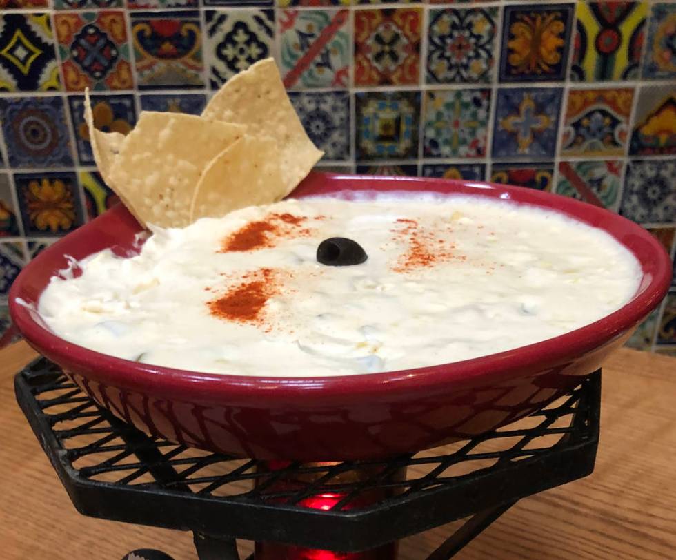 Pancho’s Artichoke Dip (Al Mancini Las Vegas Review-Journal)