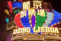 This Jan. 11, 2018 file photo shows the Casino Lisboa in Macau. (Chitose Suzuki / Las Vegas Re ...