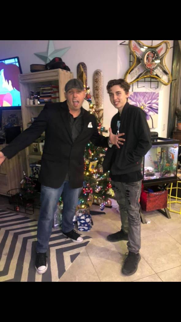 Jason Deborski poses with his son, Harlee Deborski. The 19-year-old and his friend, Timothy Bai ...
