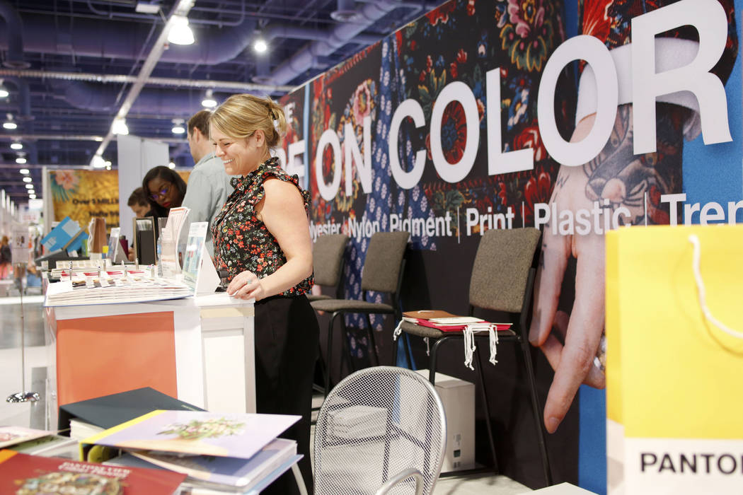 Global key accounts manager for Pantone Adrienne Collins explains the projected color pallets f ...