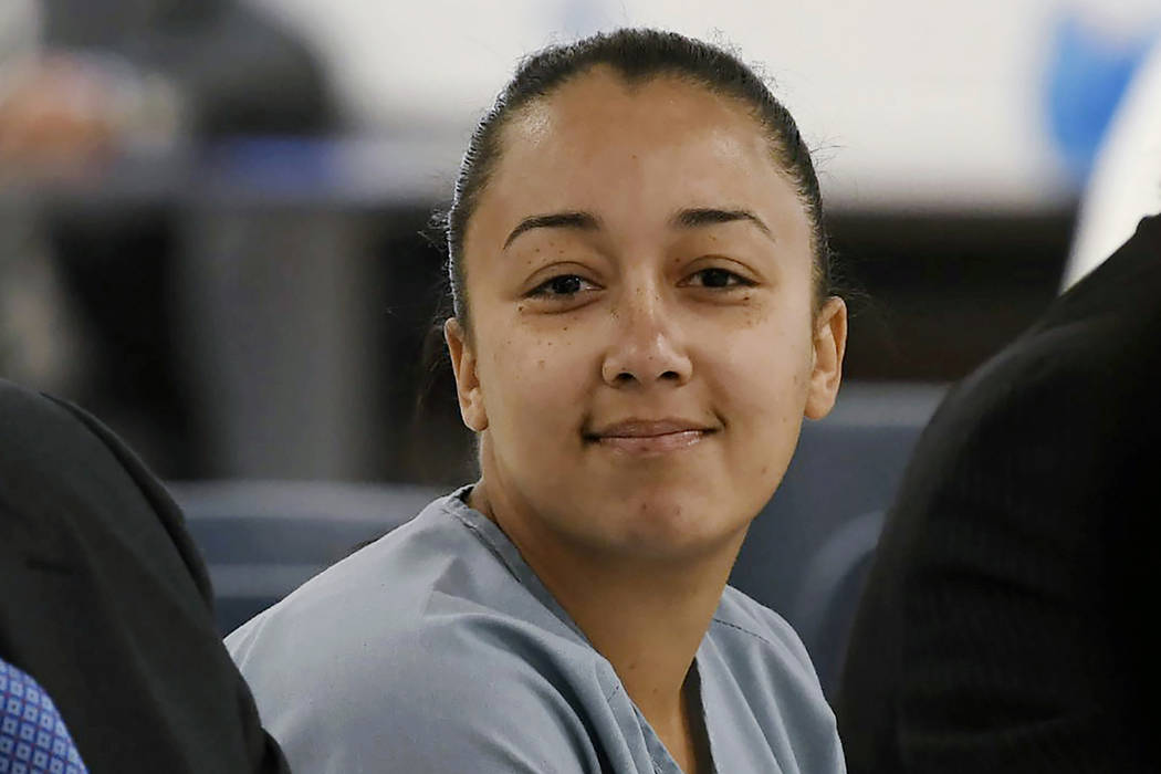 FILE - In this May 23, 2018, file pool photo, Cyntoia Brown, a woman serving a life sentence fo ...