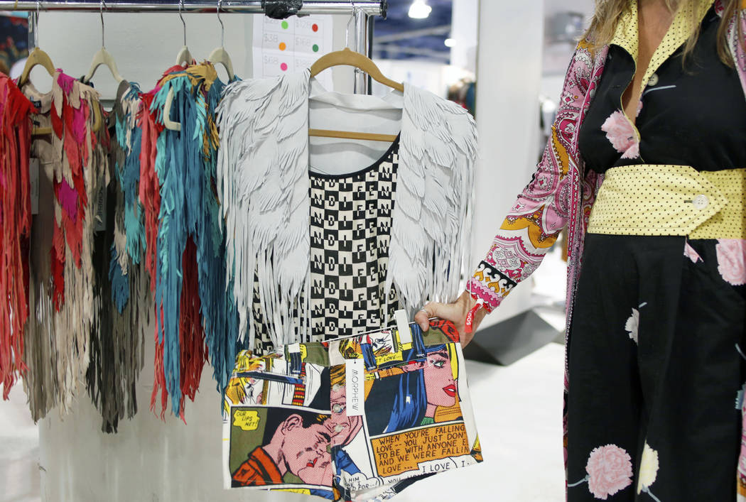 Morphew founder Bridgette Morphew pieces together an outfit ideal for a Las Vegas pool party ou ...