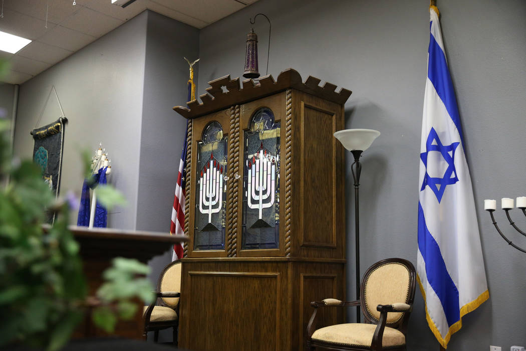 Inside the Lev HaShem Messianic Synagogue in Las Vegas, Tuesday, Aug. 13, 2019. (Erik Verduzco ...