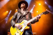 Stevie D. of Buckcherry performs during the 2015 ShipRocked Cruise, The Ultimate Rock N Roll Cr ...