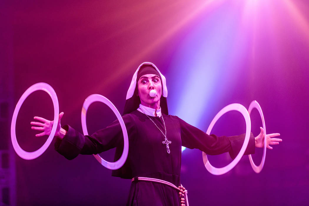 Fouzia ‘Fofo’ Raquez is shown performing as Sister Maria Immaculator Chorizo Perez Perez Pe ...