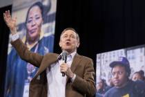 Democratic presidential candidate Colorado Gov. John Hickenlooper speaks during "National Forum ...