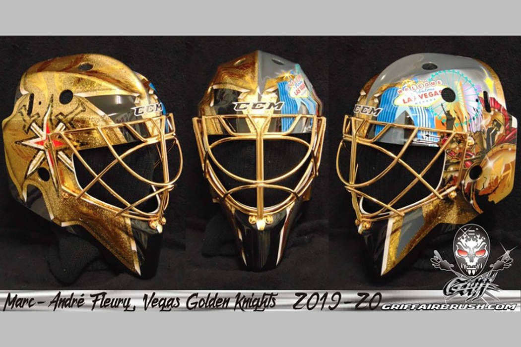 Javascript is required for the selection of a player. Golden Knights' Marc-Andre Fleury has a new goalie mask ...