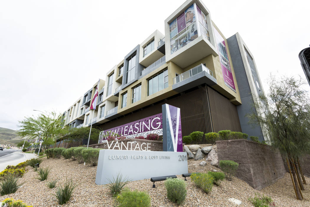 Vantage Lofts in Henderson is one of several luxury apartments that have opened across the Las ...