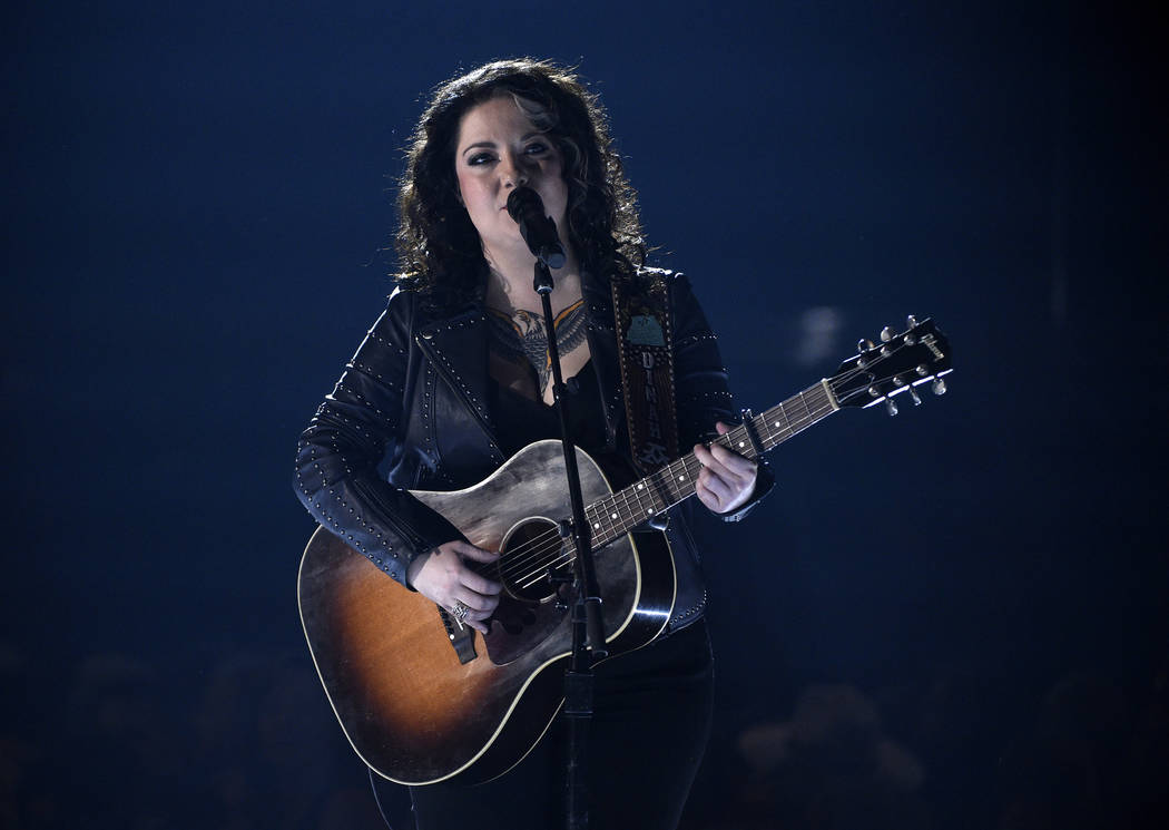 Ashley McBryde performs "Girl Goin' Nowhere" at the 54th annual Academy of Country Mu ...